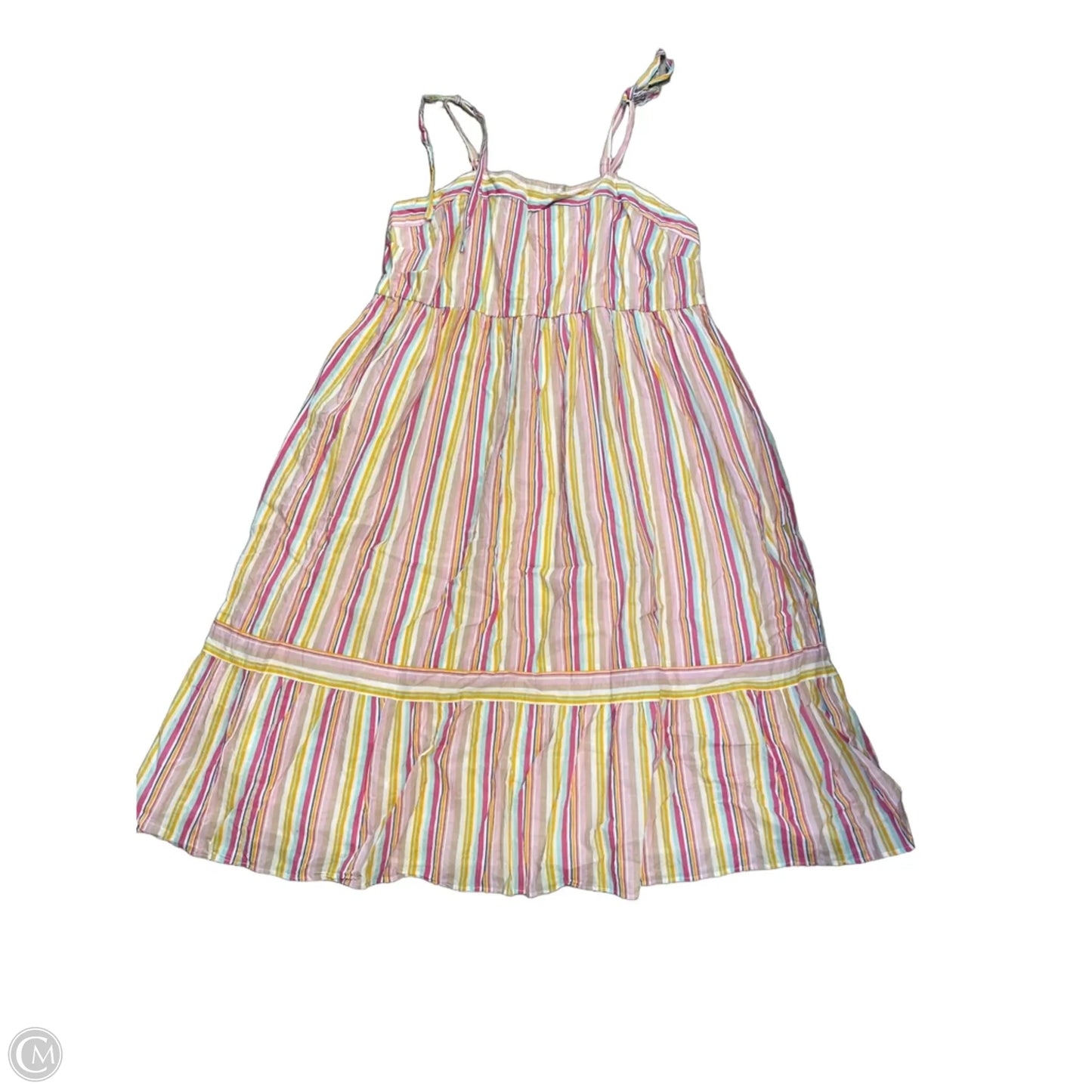 Dress Casual Midi By Lane Bryant In Striped Pattern, Size: 1x