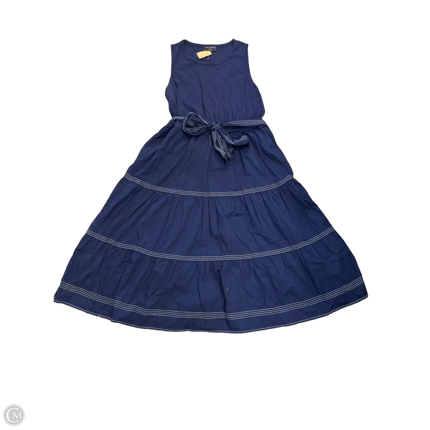 Dress Casual Midi By Lane Bryant In Navy, Size: 1x
