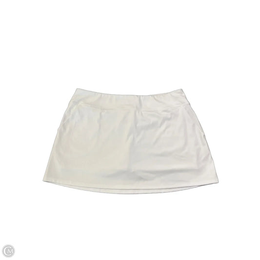 Athletic Skort By Tommy Bahama In White, Size: Xl