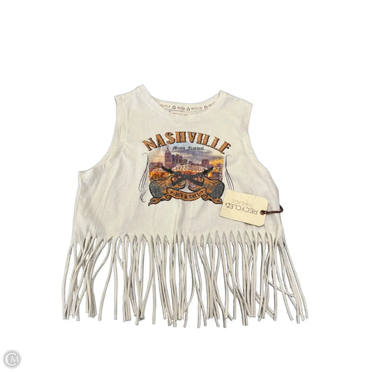 Tank Top By Clothes Mentor In Cream, Size: M