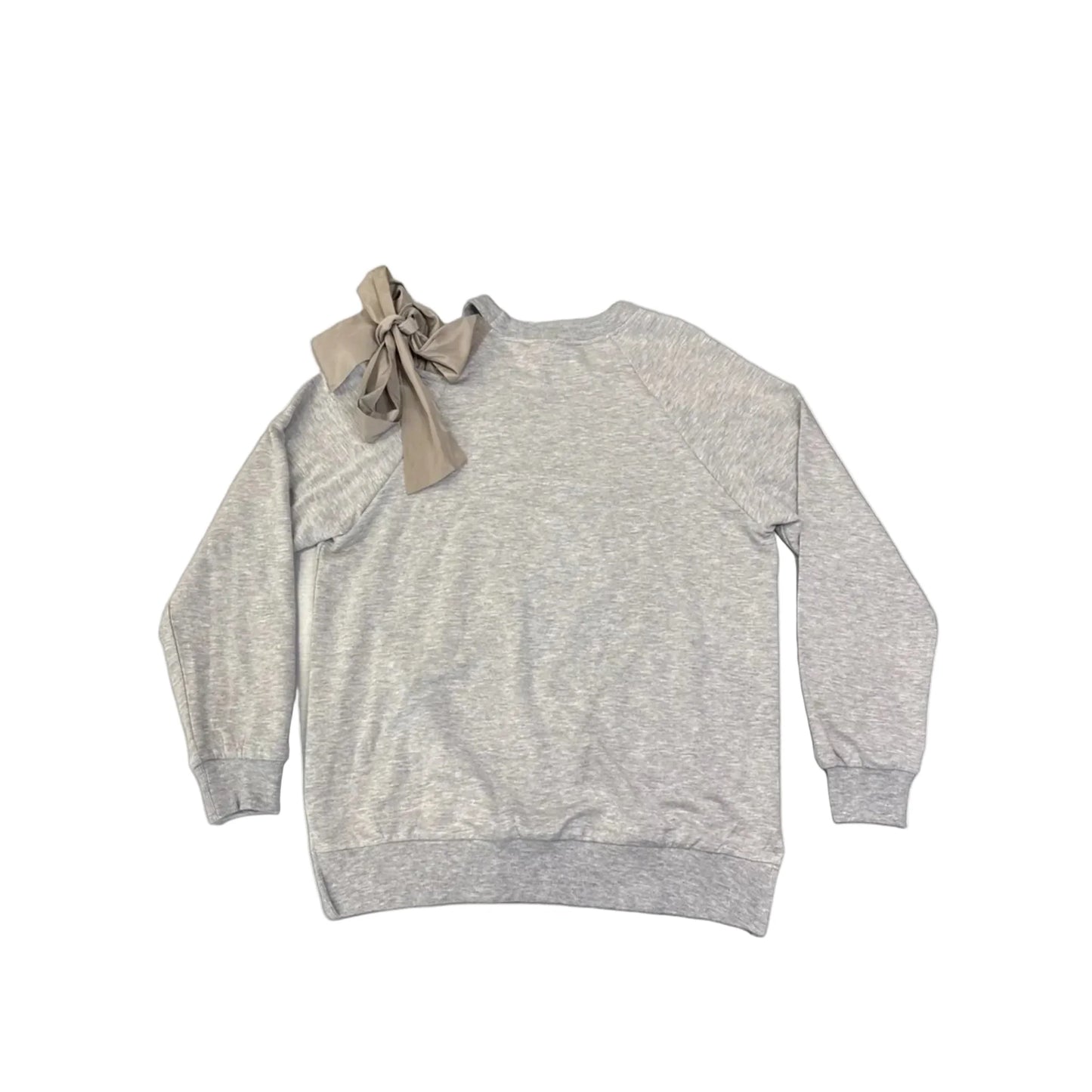 Top Long Sleeve By Cmb In Grey, Size: Xs