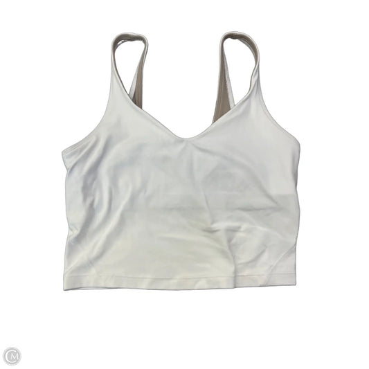 Athletic Bra By Lululemon In White, Size: S