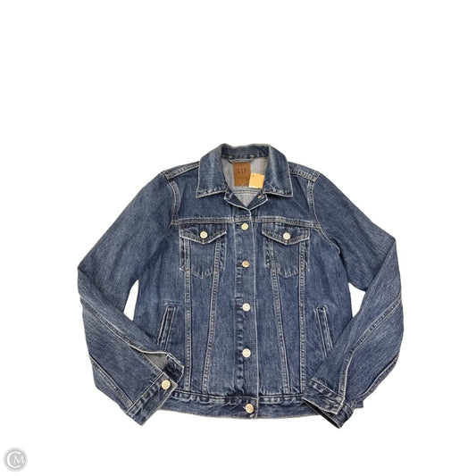 Jacket Denim By Gap In Blue Denim, Size: S