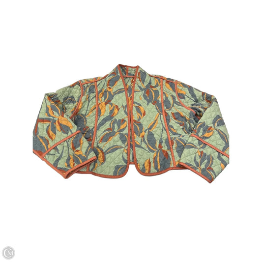 Jacket Puffer & Quilted By Steve Madden In Green, Size: M