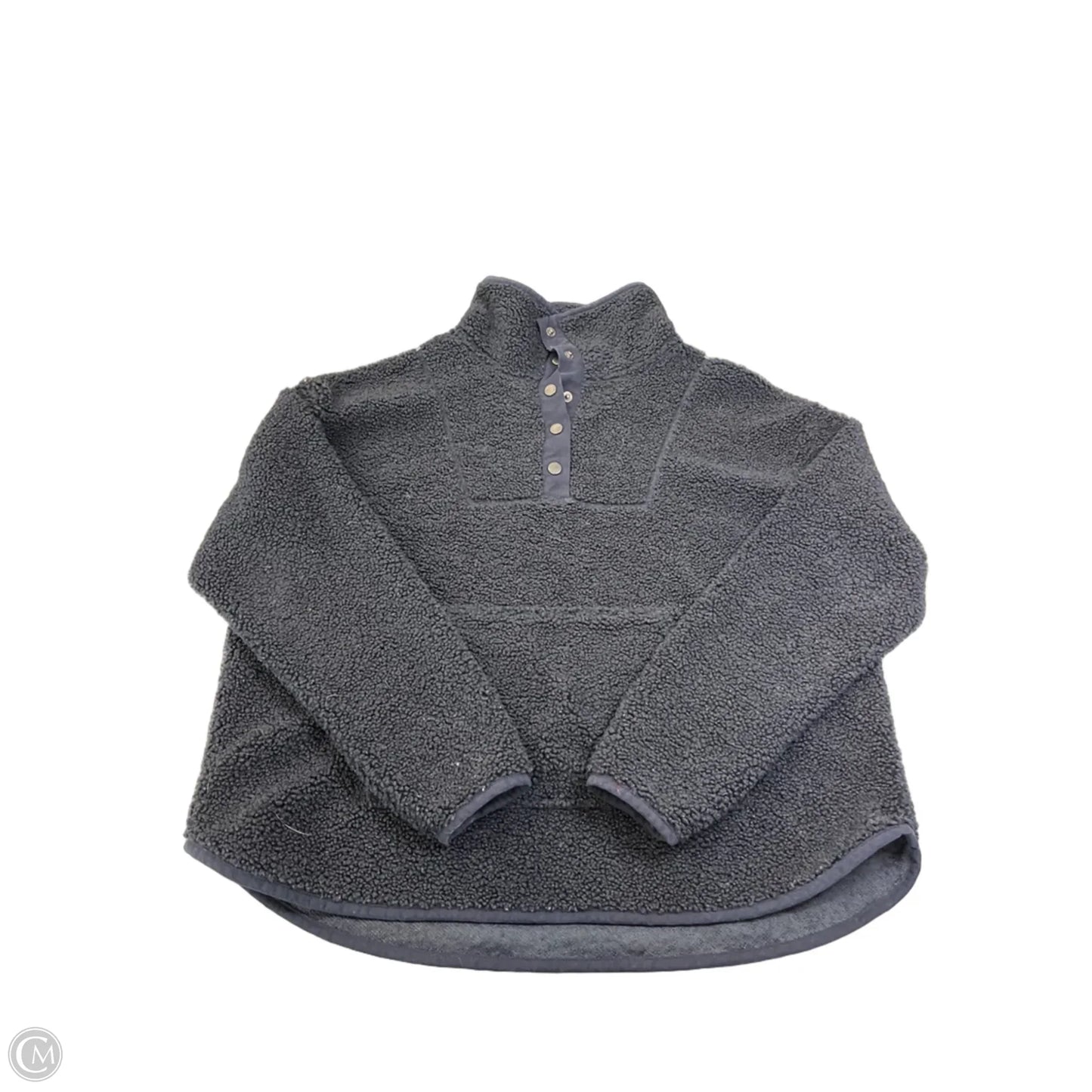 Sweatshirt Collar By Barbour In Black, Size: M