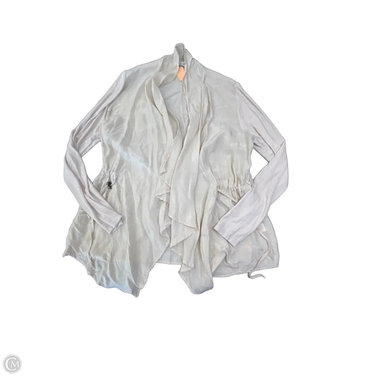 Top Long Sleeve By Cmc In Ivory, Size: L