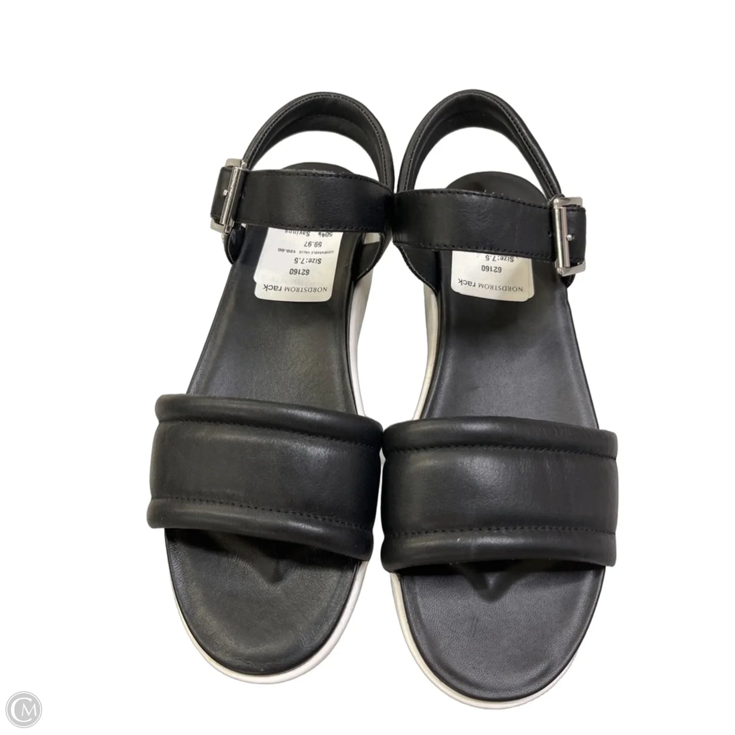Sandals Designer By Ugg In Black, Size: 7.5