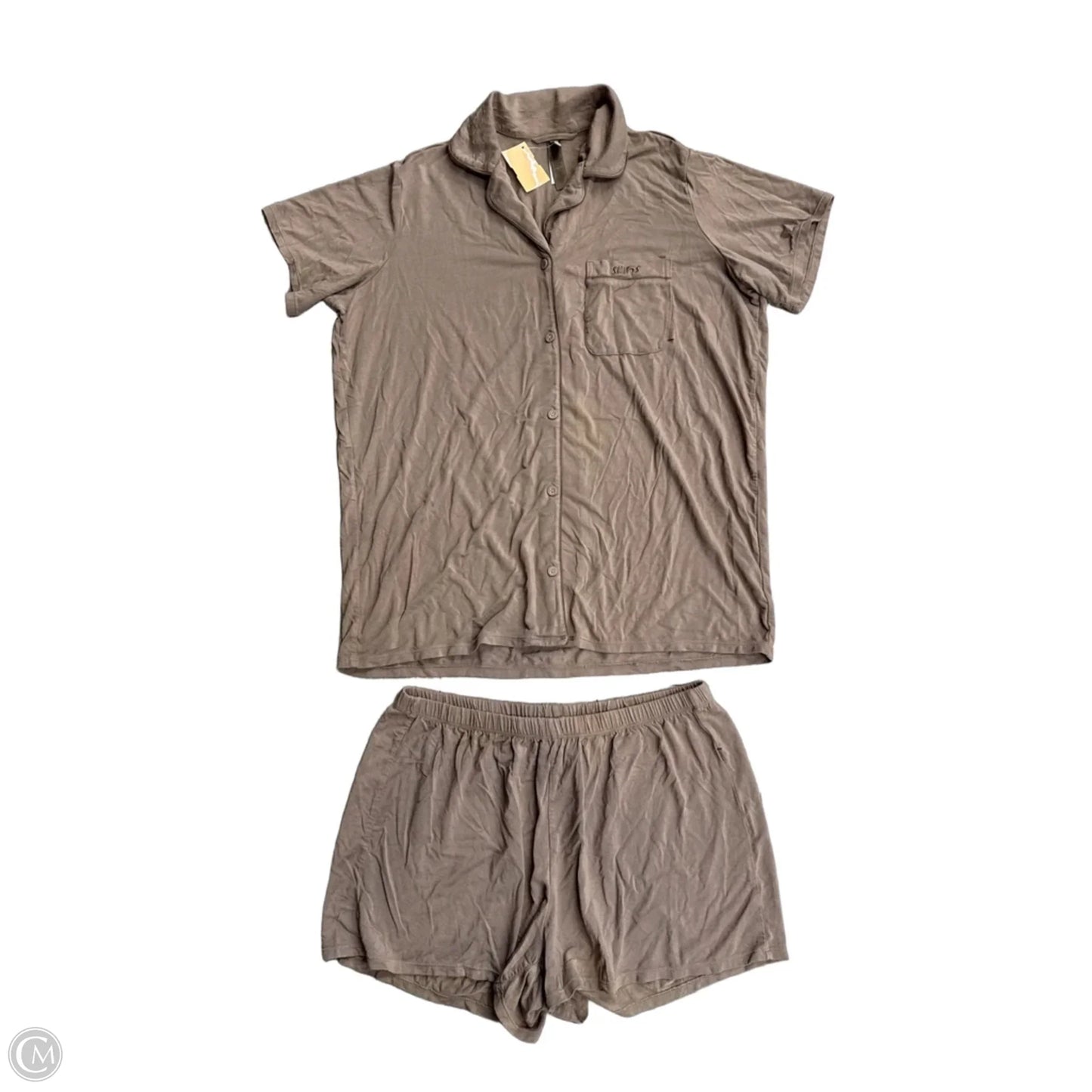 Pajamas 2pc By Skims In Brown, Size: S