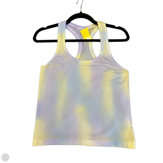 Athletic Tank Top By Lululemon In Tie Dye Print, Size: Xs