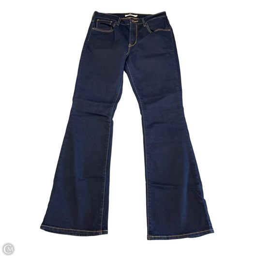 Jeans Boot Cut By Levis In Blue Denim, Size: 10
