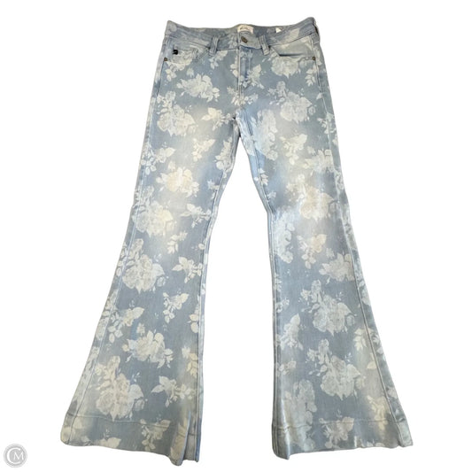Jeans Flared By Kancan In Blue Denim, Size: 4