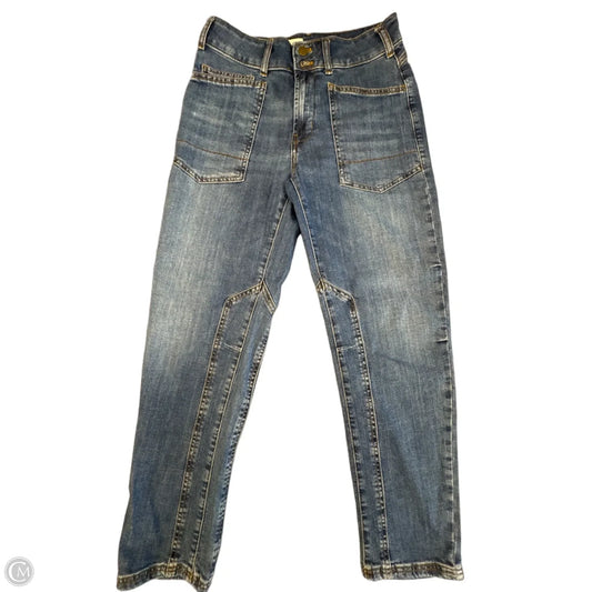 Jeans Straight By Pilcro In Blue Denim, Size: 4