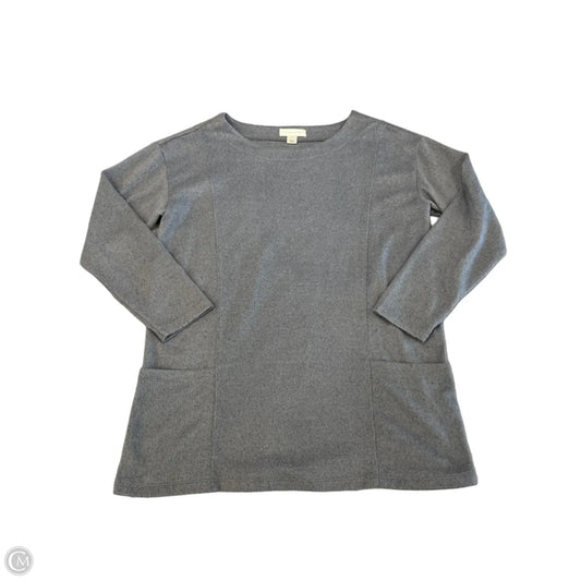 Top Long Sleeve By Christopher And Banks In Blue, Size: L