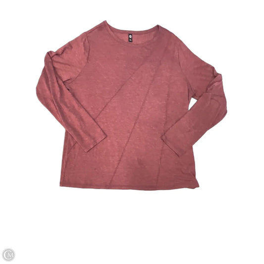 Top Long Sleeve By Automet In Red, Size: 2x