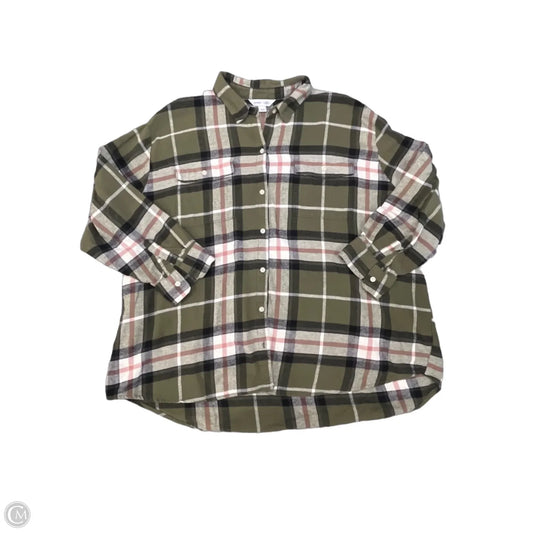 Top Long Sleeve By Old Navy In Green, Size: 3x