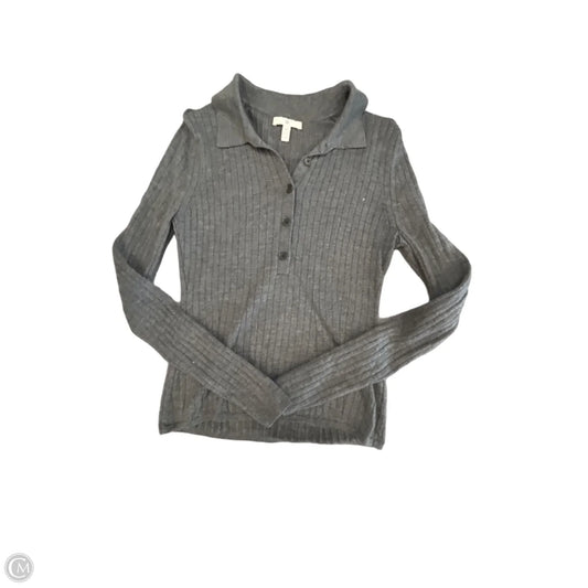 Top Long Sleeve By Banana Republic In Grey, Size: M