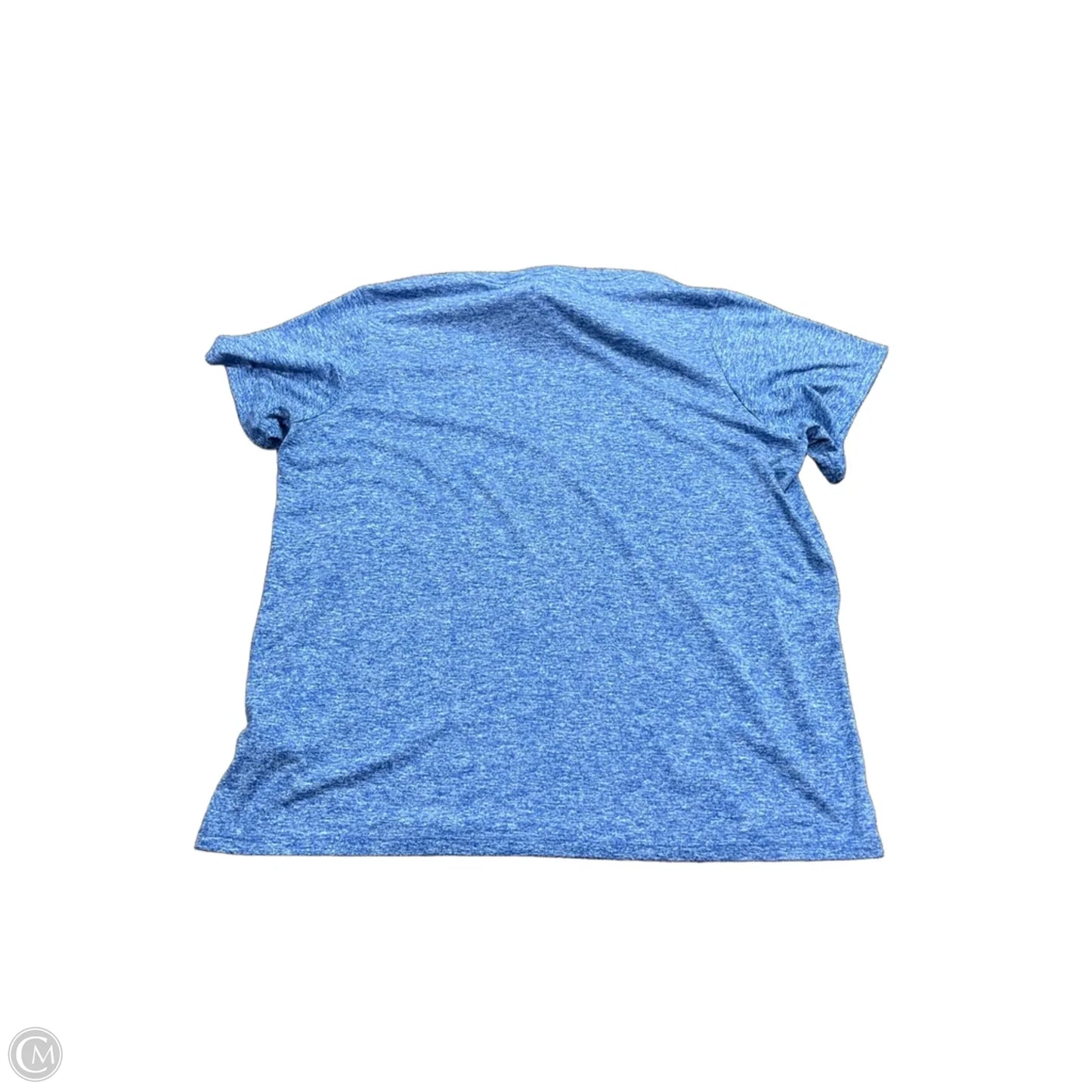 Athletic Top Short Sleeve By Nike Apparel In Blue, Size: 1x