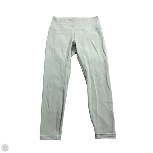 Athletic Leggings Capris By Lululemon In Green, Size: M
