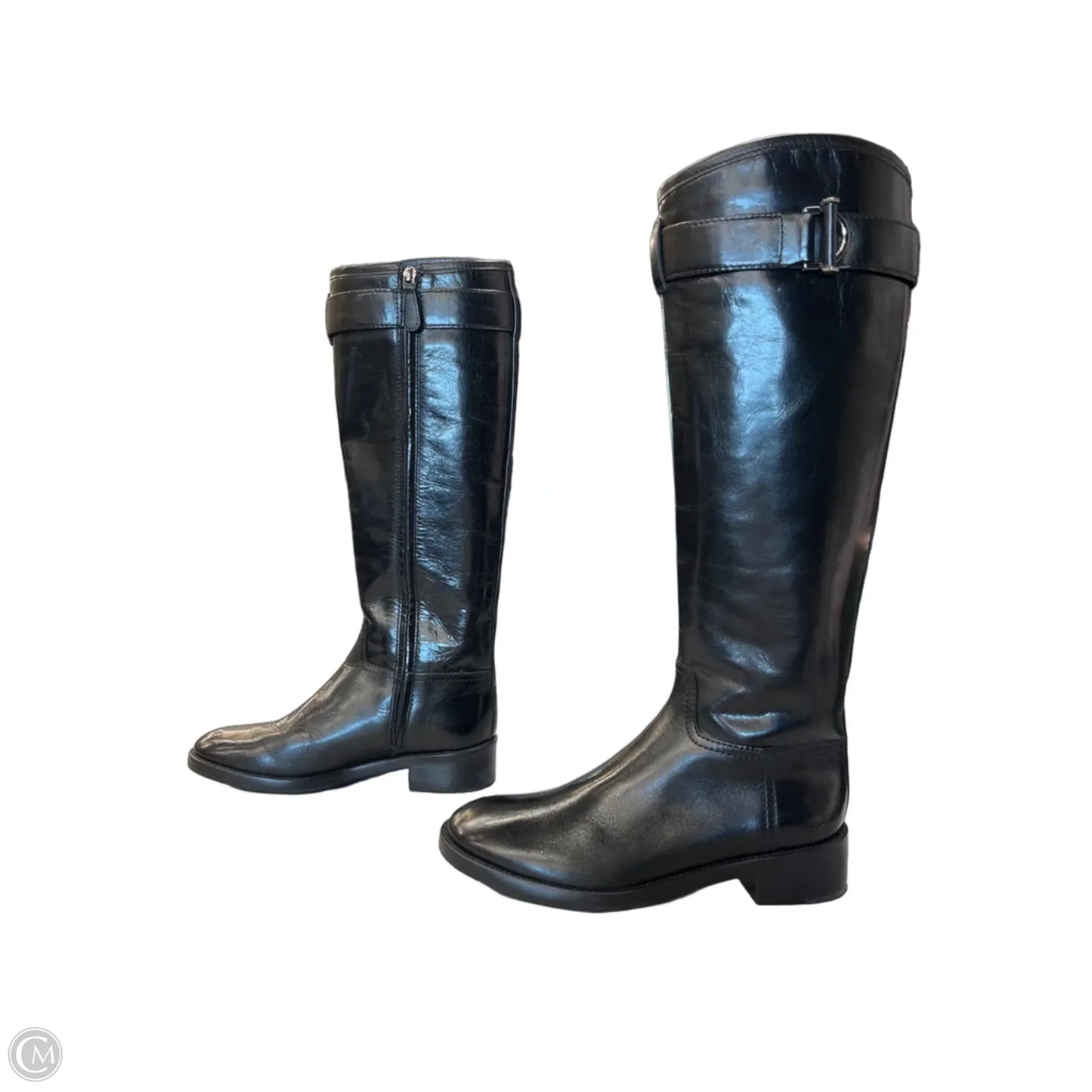 Boots Designer By Tory Burch In Black, Size: 7