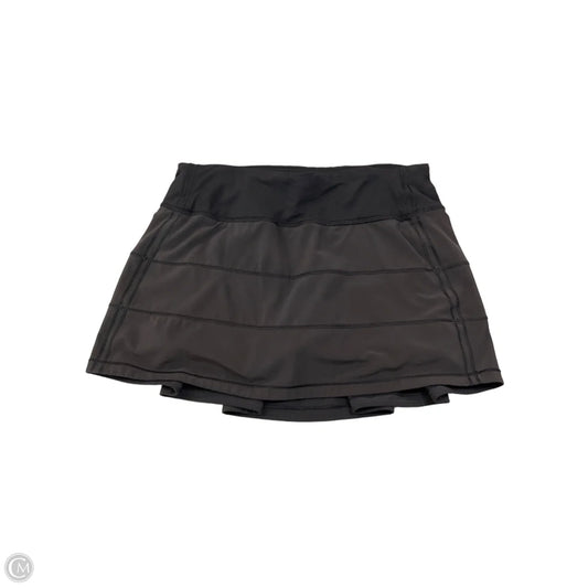 Athletic Skort By Lululemon In Black, Size: S