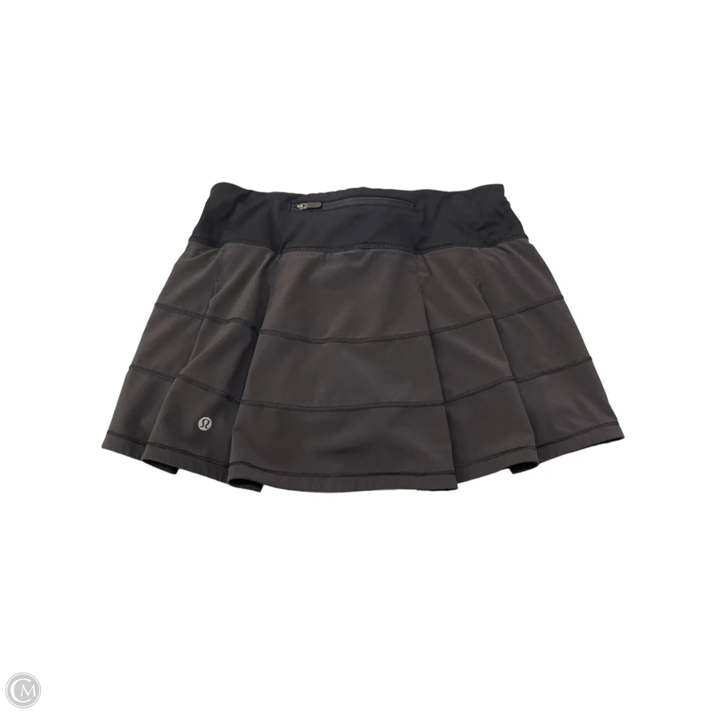 Athletic Skort By Lululemon In Black, Size: S