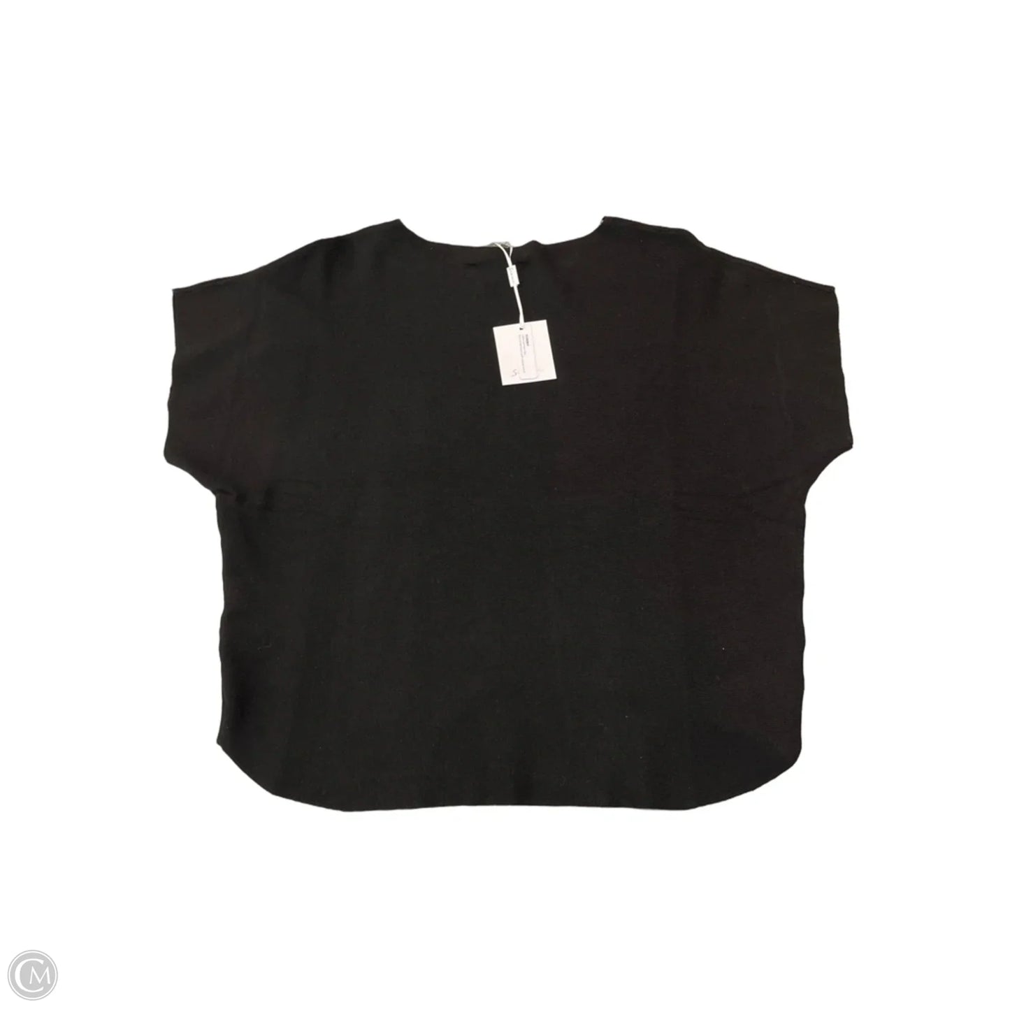 Sweater Short Sleeve By Clothes Mentor In Black, Size: Xl