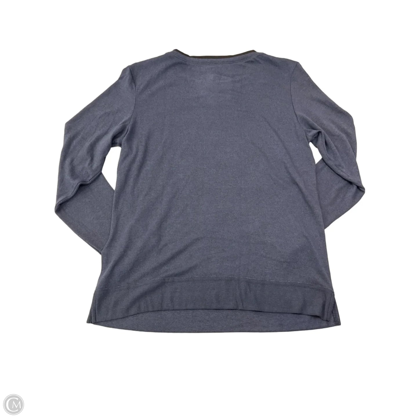 Top Long Sleeve By Disney In Navy, Size: L