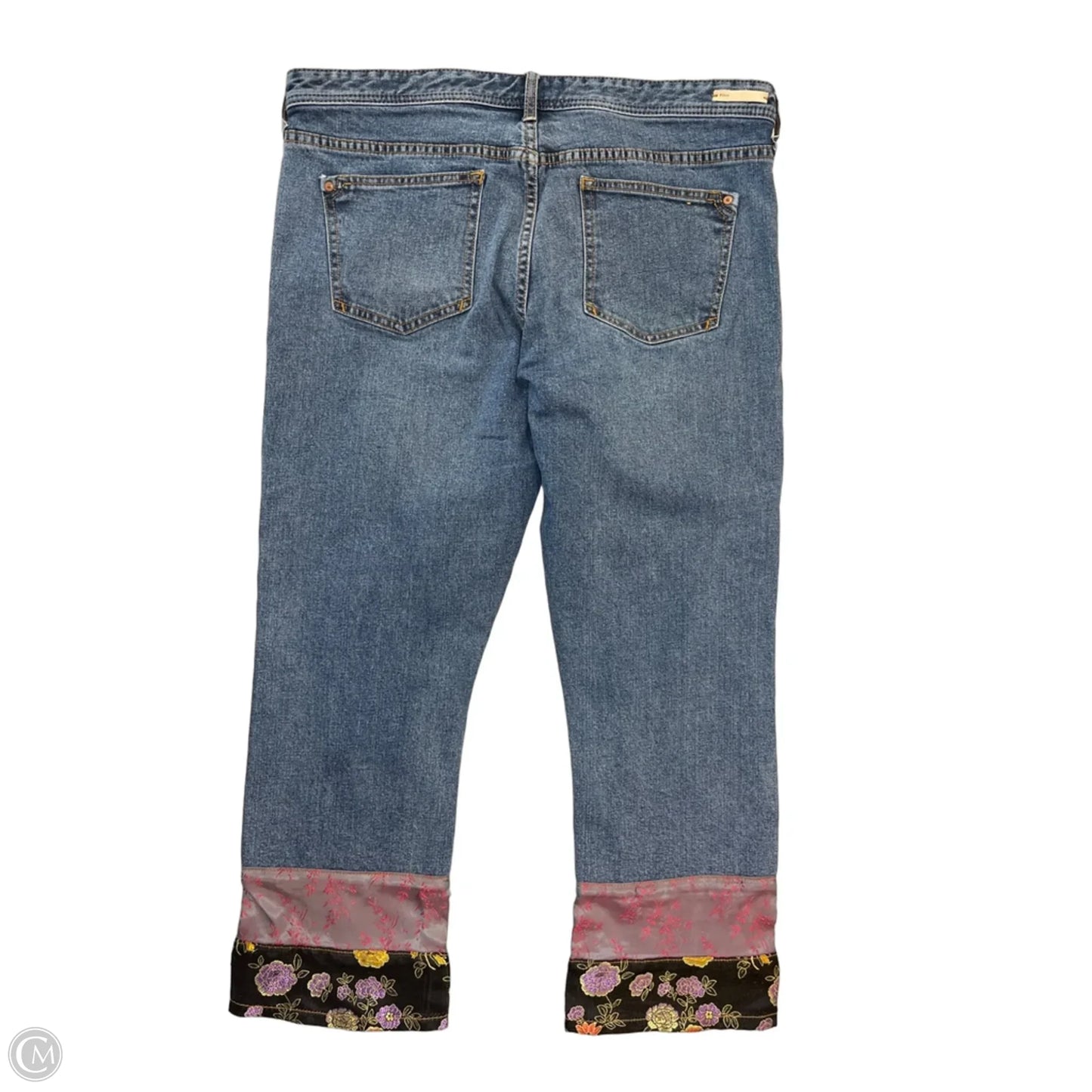 Jeans Straight By Pilcro In Blue Denim, Size: 14