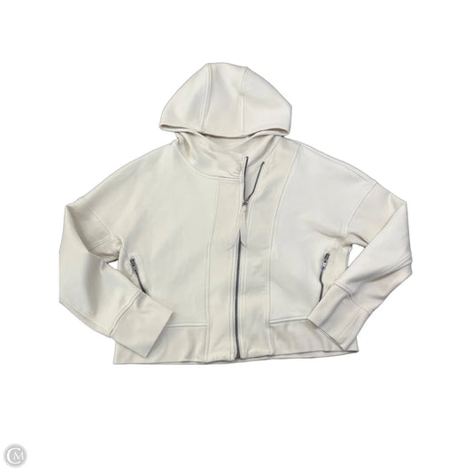 Athletic Jacket By Calia In Cream, Size: M