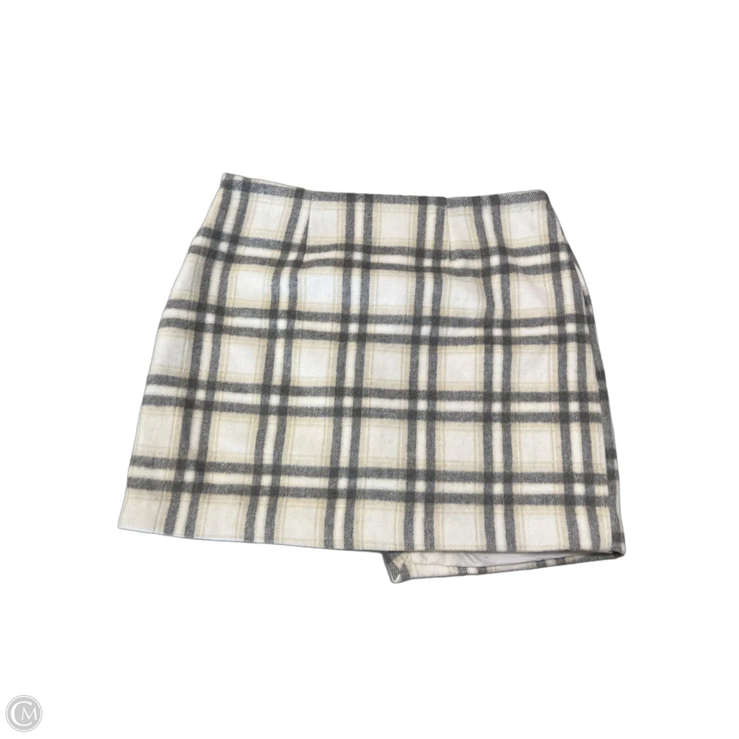 Skirt Mini & Short By Bagatelle In Checkered Pattern, Size: L