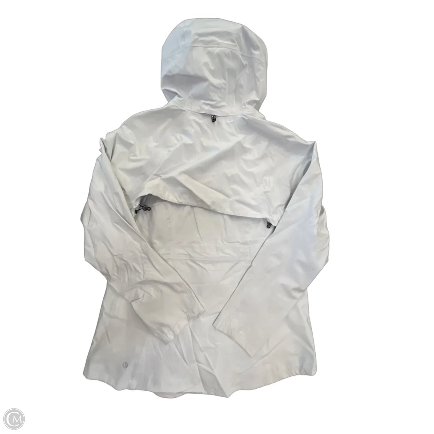 Athletic Jacket By Lululemon In White, Size: M