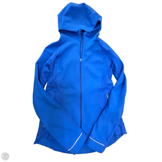 Athletic Jacket By Lululemon In Blue, Size: M