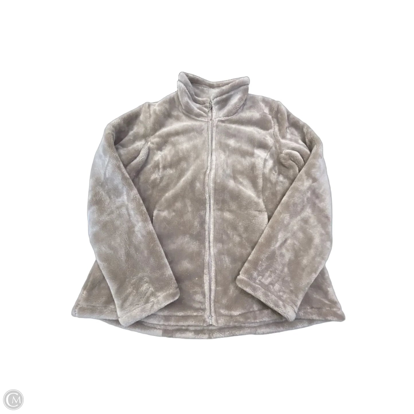 Jacket Faux Fur & Sherpa By 32 Degrees In Taupe, Size: L