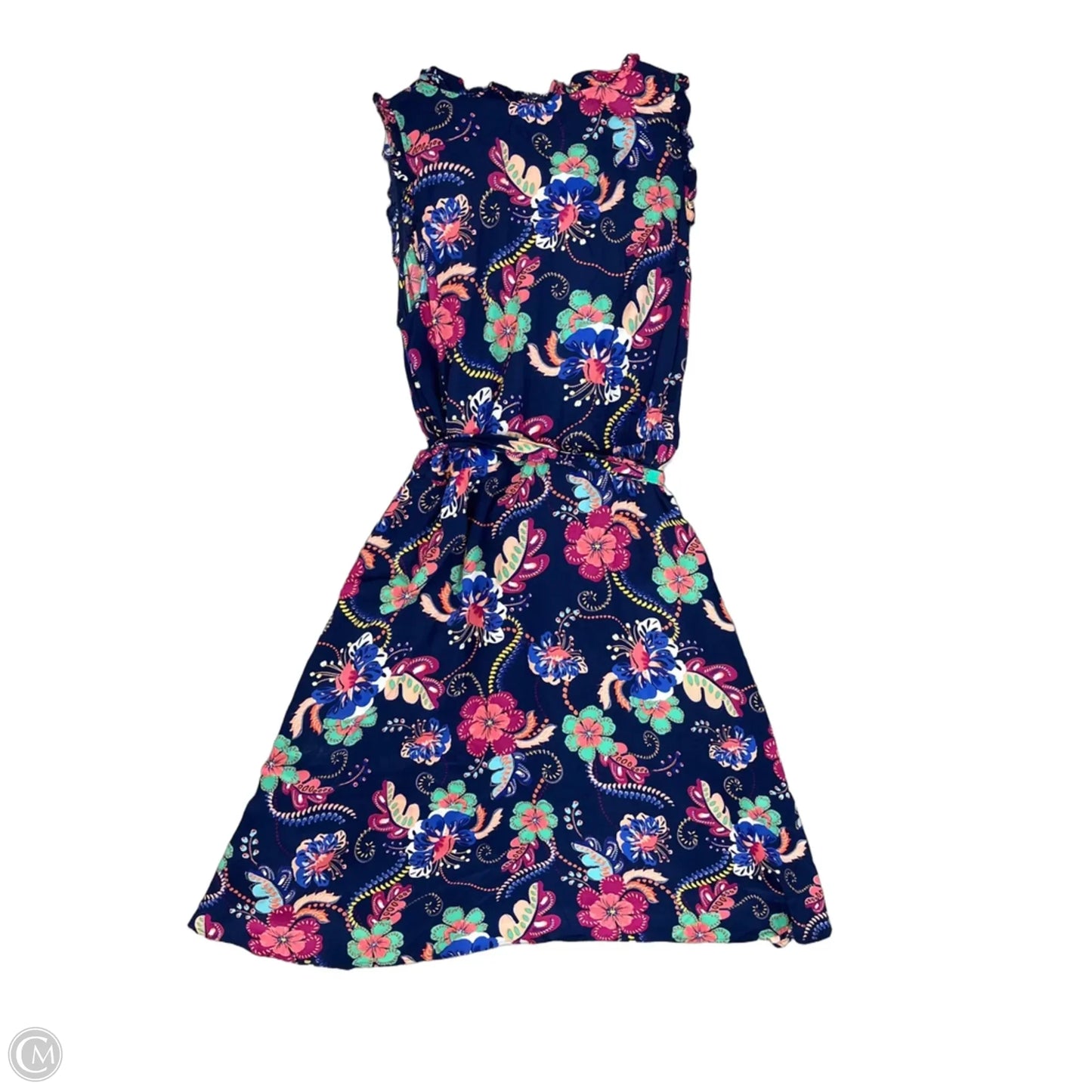 Dress Casual Midi By Talbots In Floral Print, Size: Xl