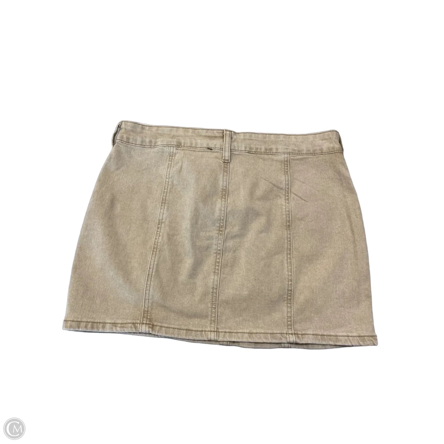 Skirt Mini & Short By Sincerely Jules In Tan Denim, Size: Xs
