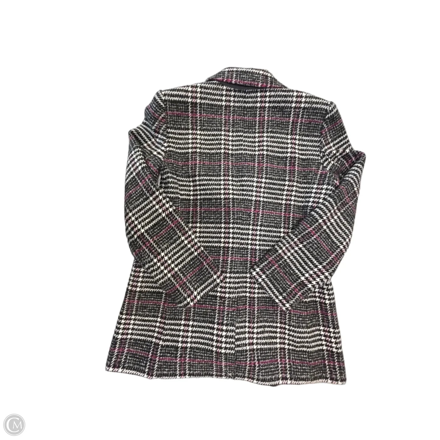 Blazer By Loft In Checkered Pattern, Size: M