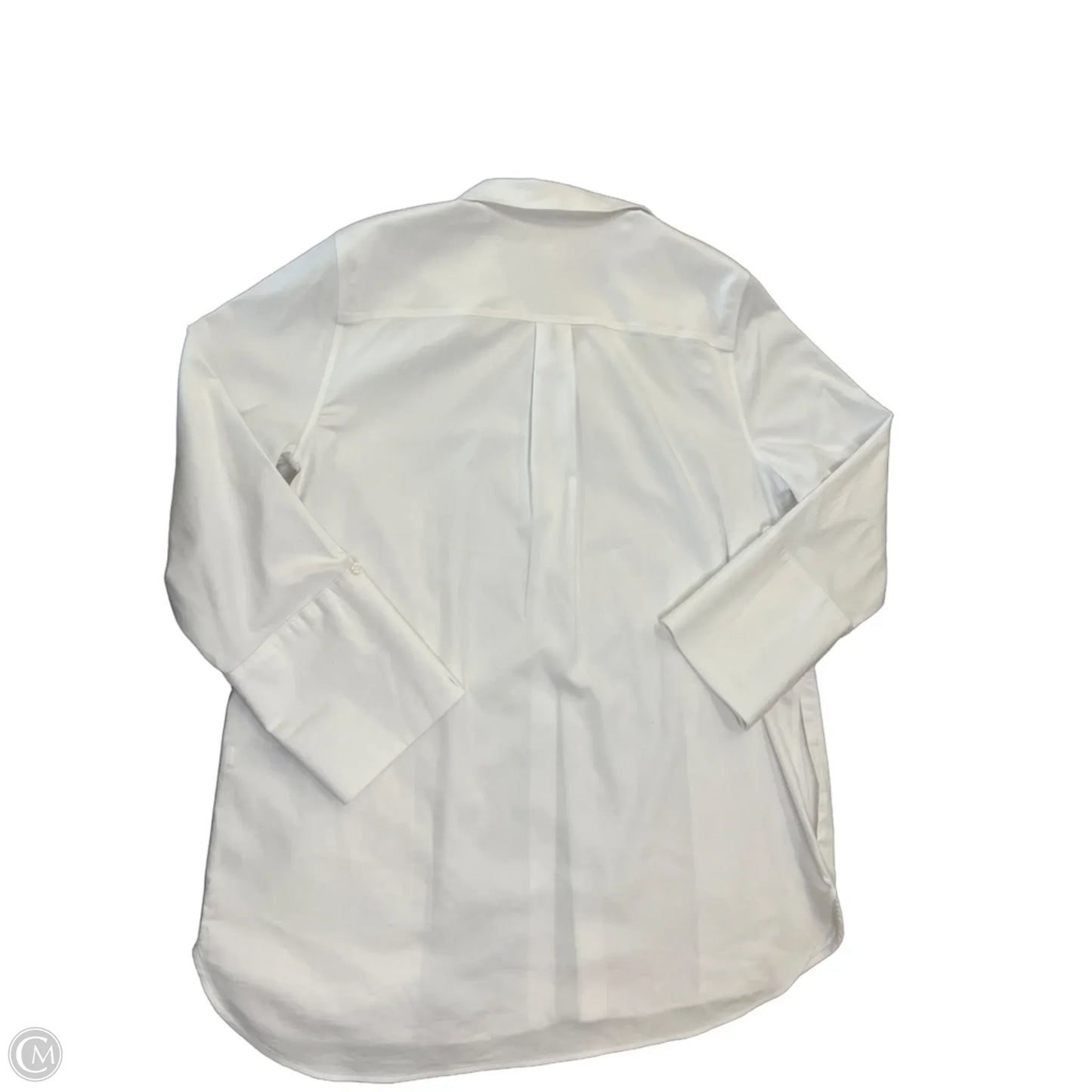 Top Long Sleeve By Chicos In White, Size: Xl