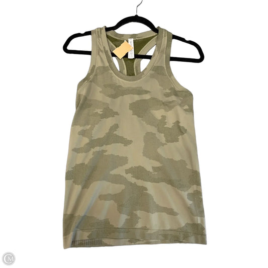 Athletic Tank Top By Athleta In Camouflage Print, Size: Xs