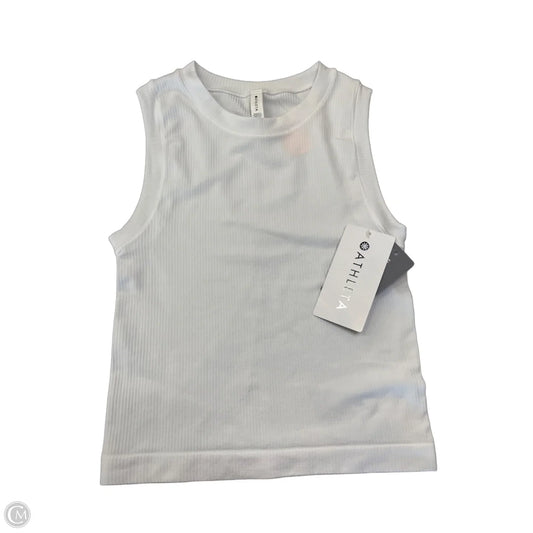 Athletic Tank Top By Athleta In White, Size: S