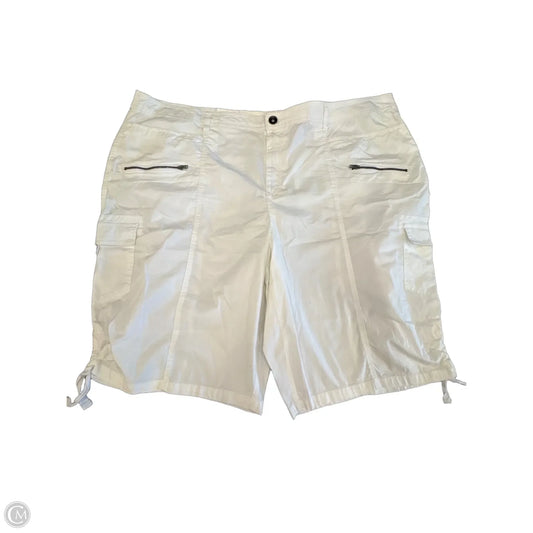 Shorts By Style And Co Collection Women In White, Size: 1x
