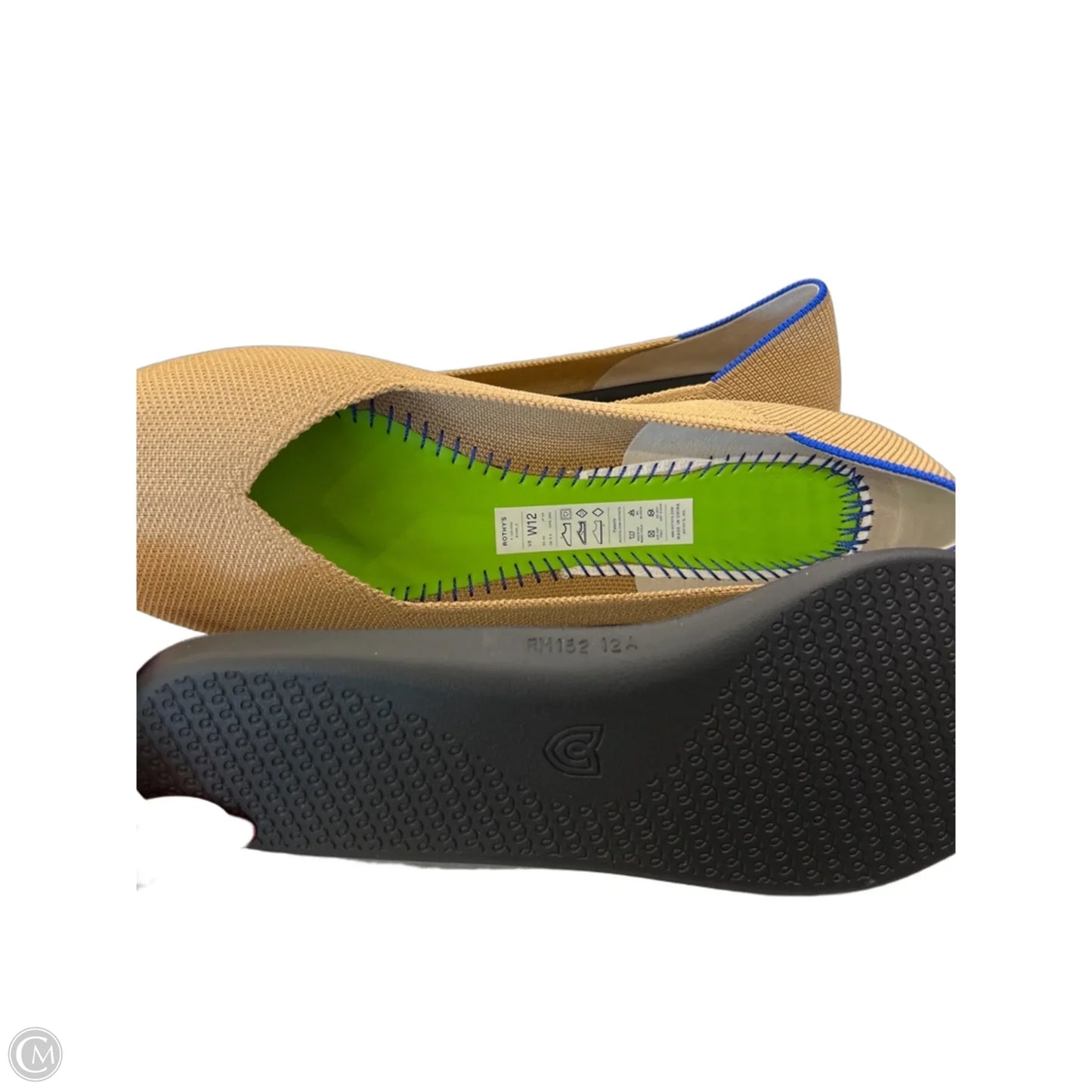 Shoes Flats By Rothys In Tan, Size: 12