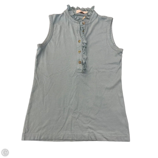 Top Sleeveless Designer By Tory Burch In Aqua, Size: M