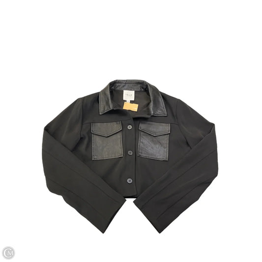 Jacket Shirt By Le Lis In Black, Size: S