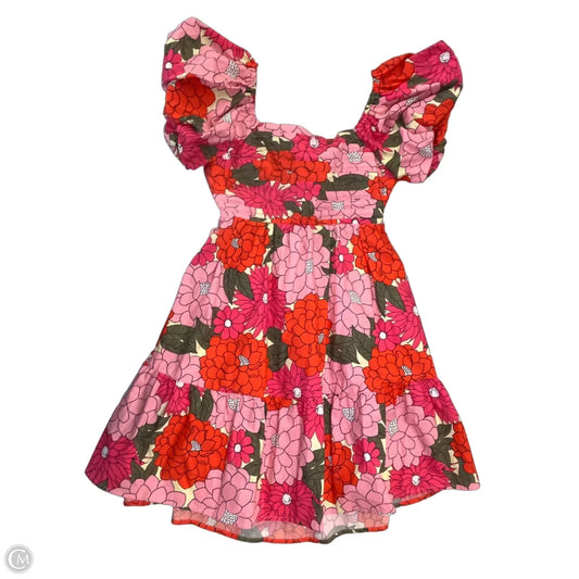 Dress Casual Short By Listicle In Floral Print, Size: M
