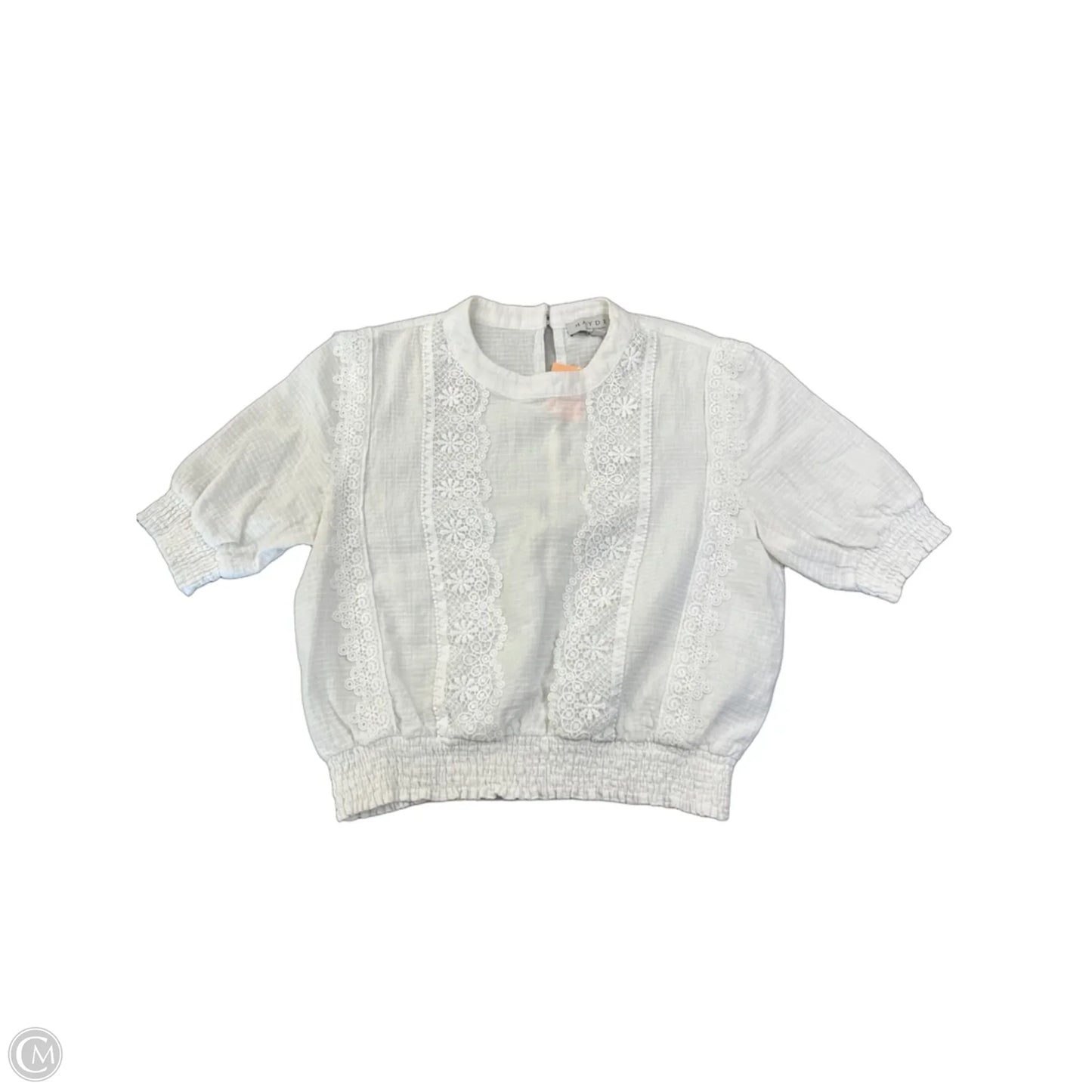 Top Short Sleeve By Hayden La In White, Size: S