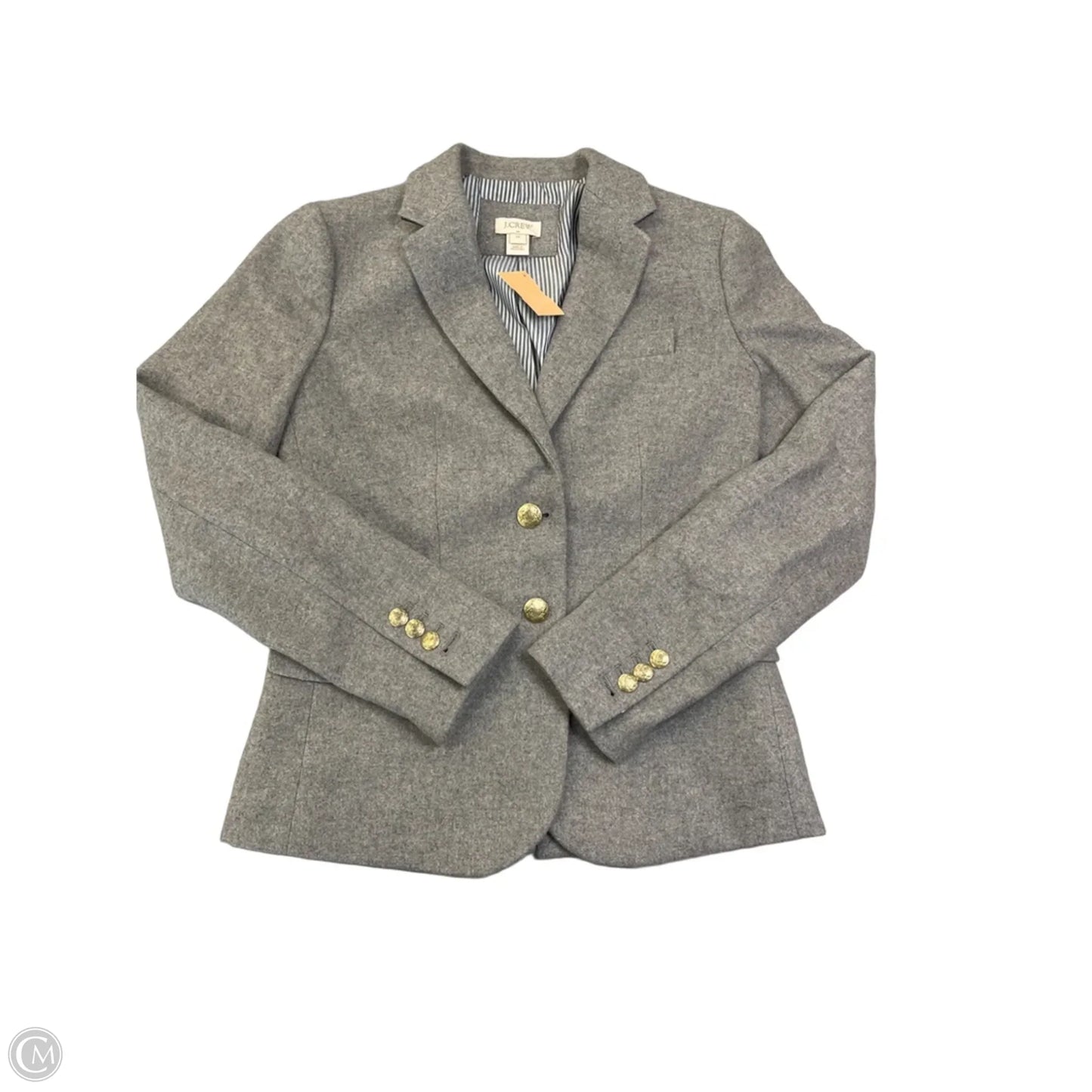 Blazer By J. Crew In Grey, Size: Xxs