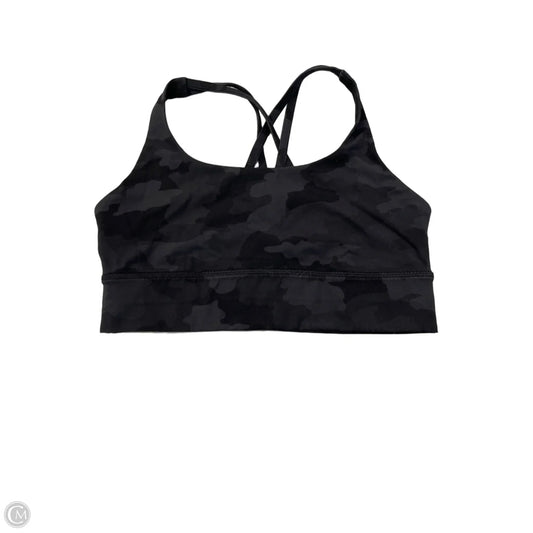 Athletic Bra By Lululemon In Camouflage Print, Size: M