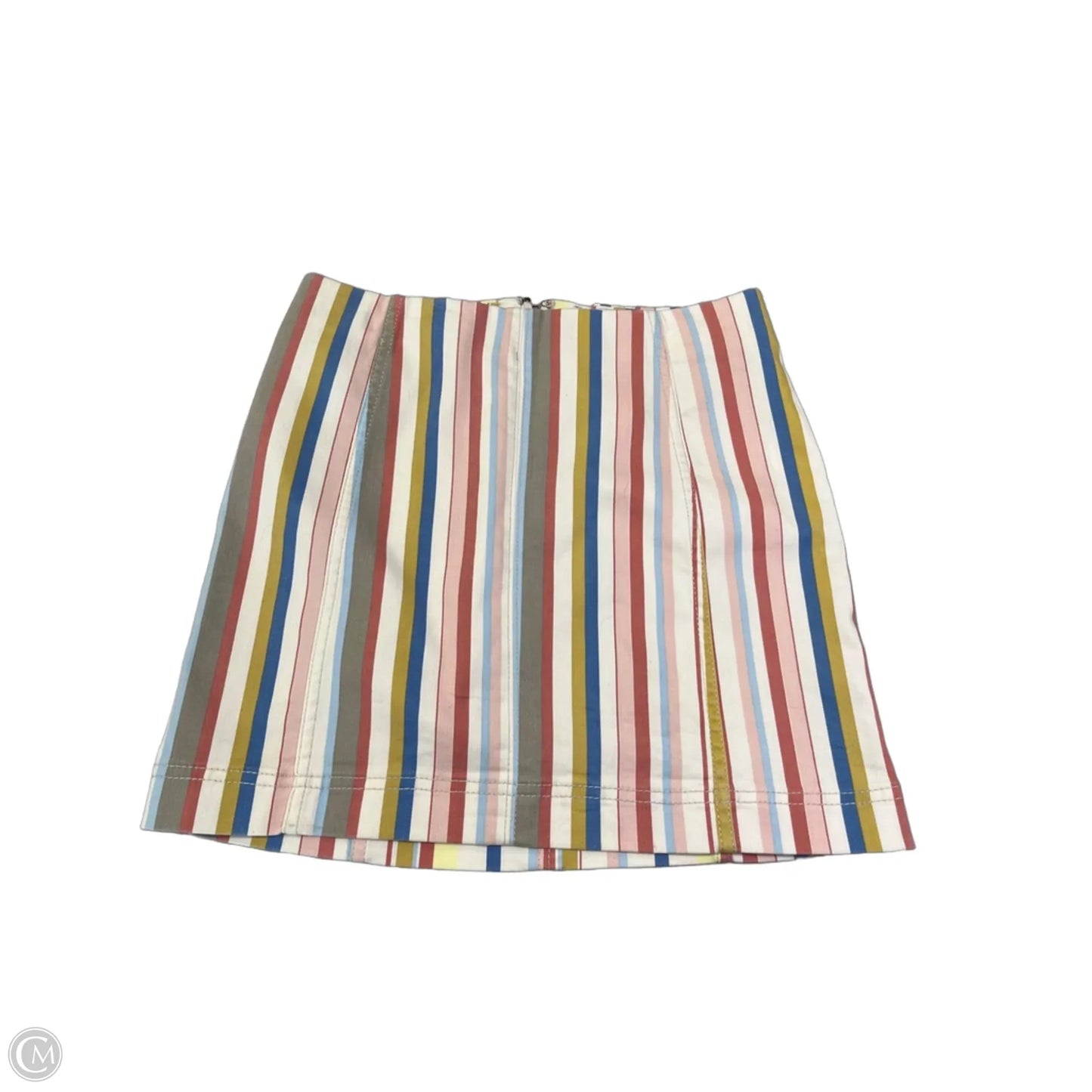 Skirt Mini & Short By Altard State In Striped Pattern, Size: M