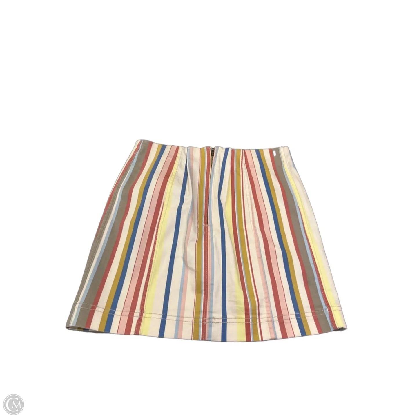 Skirt Mini & Short By Altard State In Striped Pattern, Size: M