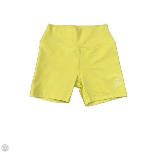 Athletic Shorts By Peloton In Yellow, Size: S